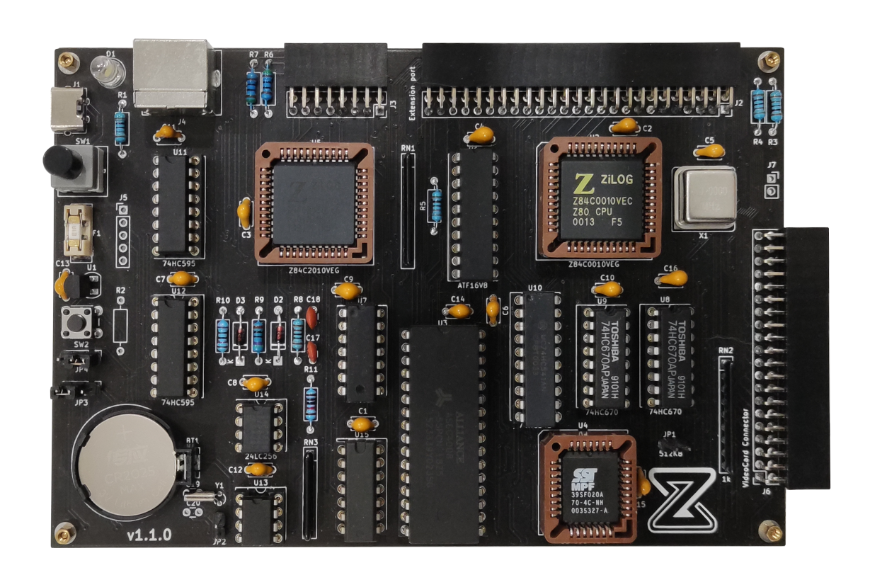 Zeal 8-bit Motherboard